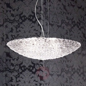 Lśniąca szklana lampa wisząca ARTIC