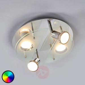 Okrągła lampa sufitowa Rondo-C LED RGBW