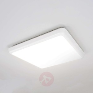 Prosta lampa sufitowa Augustin z LED, IP54