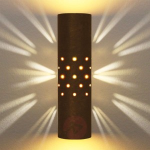 Menzel Solo lampa ścienna brązowo-czarna