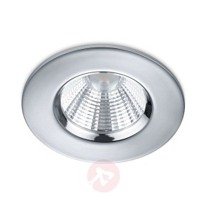 Chromowany reflektor wpuszczany LED Zagros, IP65