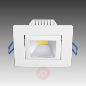 Modny reflektor wpuszczany LED Pound, biały