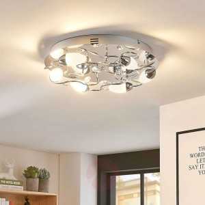 Ściemniana lampa sufitowa LED Mischa, 6-punktowa