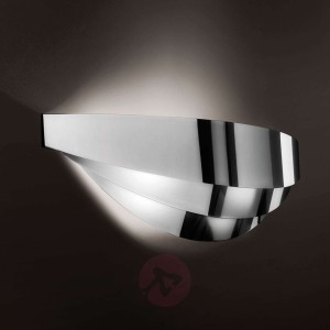 Chromowana lampa ścienna URIEL