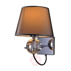 Subtelna lampa ścienna Zsa szara