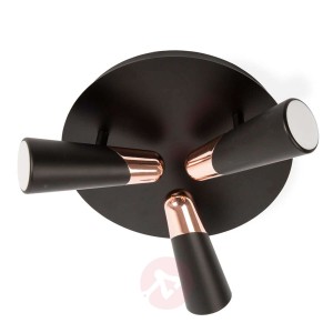 Elegancki spot sufitowy LED Lao 3-punktowy