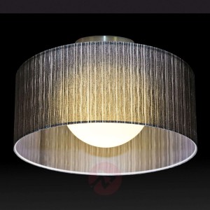 Lampa sufitowa Ganzo brązowa, śr. 90 cm