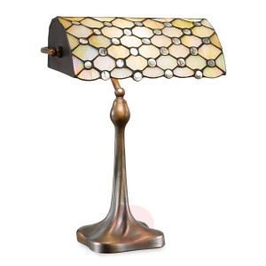 Lampa stołowa Sezilia z połyskującą masą perłową