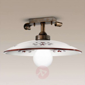 Lampa sufitowa Bassano o ładnym kształcie brązowa