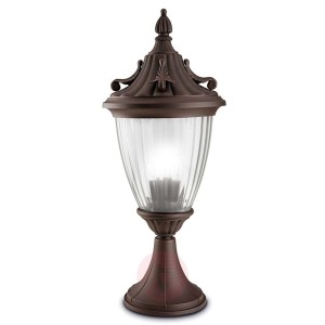 Imponująca lampa na cokół zewnętrzna GALATEA