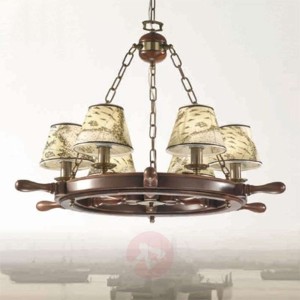 Imponujący żyrandol Porto 6-punktowy