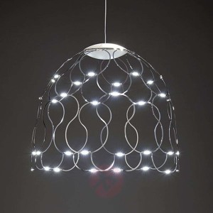 Lampa wisząca LED Lady Lamoi w chromie