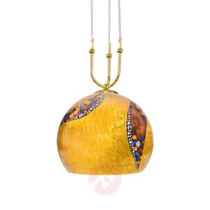 Pełna artyzmu lampa wisząca Leona Kiss 30 cm