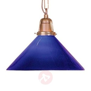 Kolorowa lampa wisząca SARINA niebieska