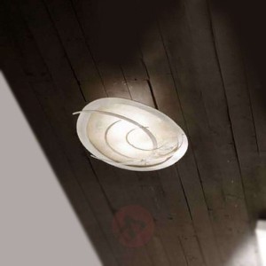 Biała lampa sufitowa Galassia