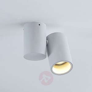 Lampa sufitowa Gesina, 1-punktowa, biała
