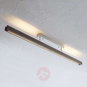 Lampa sufitowa LED Alin, dąb kolonialny, 138 cm