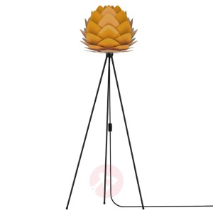 UMAGE Aluvia mini lampa podłogowa czarna/żółta