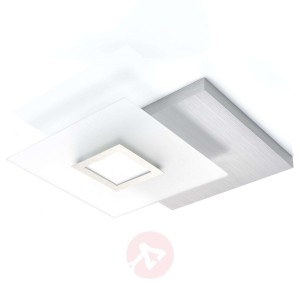 Atrakcyjna lampa sufitowa LED Flat, ściemniana