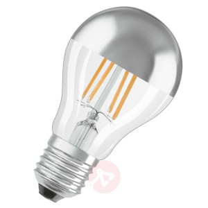 OSRAM żarówka LED E27 Mirror silver 4W ciepła biel