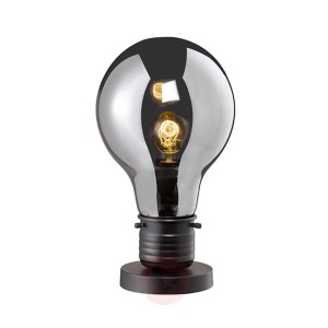 Lampa stołowa Louis z barwionym kloszem, 37 cm