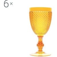 Zestaw 6 kieliszków Diamond Yellow 390 ml