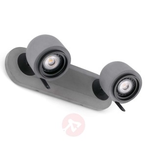 Betonowy reflektor ścienny Stone – 2-punktowy