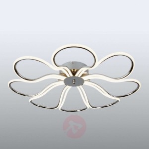 Foliage – lampa sufitowa LED forma kwiatów 62 cm