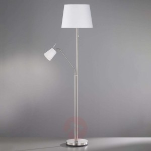 Lampa stojąca Layer, lampka do czytania, biała