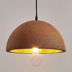 Lampa wisząca Silva z korkowym kloszem