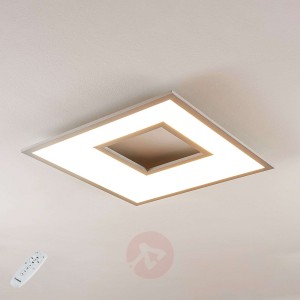 Lampa sufitowa LED Durun ściem. CCT kątowa 60 cm