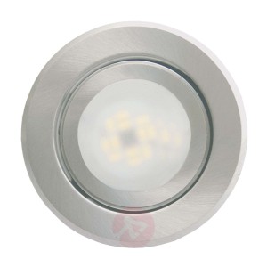 Lampa wpuszczana JOANIE z LED, szczotk. alum.