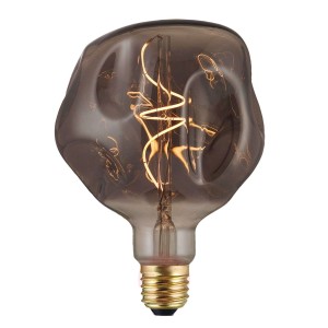 Żarówka LED Eric E27 4W filament, szarość dymu