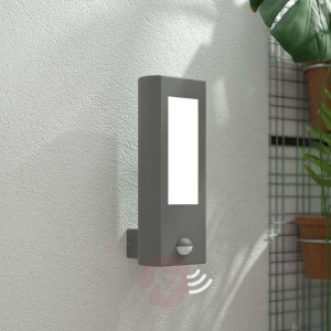 Kinkiet zewnętrzny LED Mhairi, czujnik ruchu