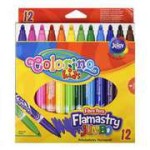 Colorino kids - Flamastry Jumbo, mix kolorów, 12 szt.