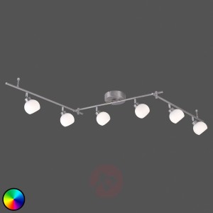 Lampa sufitowa LED Yaeka, 6-punktowa, pilot