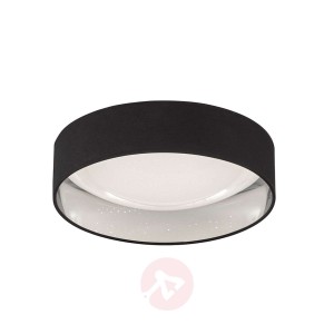 Lampa sufitowa LED Sete czarno-srebrna Ø 40 cm