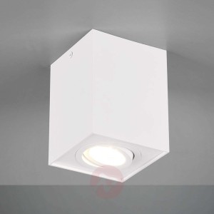 Lampa sufitowa Biscuit, 1-punktowa, biała