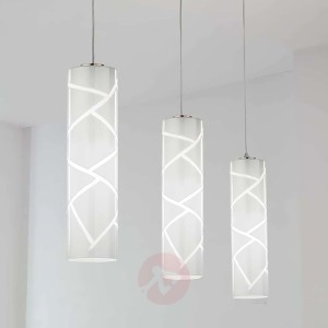 Kunsztowna lampa wisząca Boheme 3-punktowa