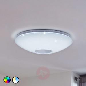 Okrągła lampa sufitowa LED Voltago-C, sterowana