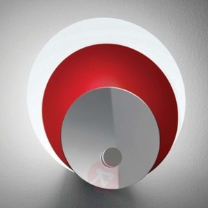 Lampa sufitowa Hula Hoop czerwona