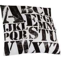 Poduszka dekoracyjna Letters Pattern 45x45 cm