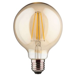 LED-Globe E27 8 W złota ciepła biel 850 lumenów