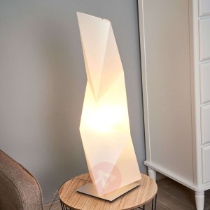 Prostokątna designerska lampa stołowa DIAMOND