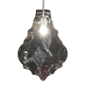 Karman 24 Karati lampa wisząca liść szary dym