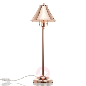 Kompaktowa lampa stołowa Provence, miedź