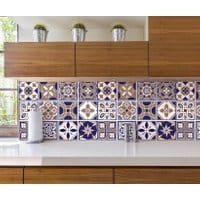 Zestaw 24 naklejek Tile Royal