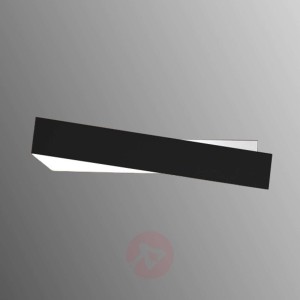 Szykowna lampa ścienna ZIG ZAG czarno-biała