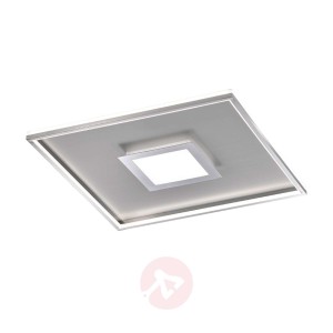 Lampa sufitowa LED Zoe, kwadratowa, chrom 60x60cm