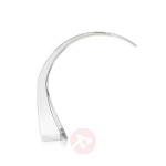 Taj Mini – lampa biurkowa LED, przezroczysta